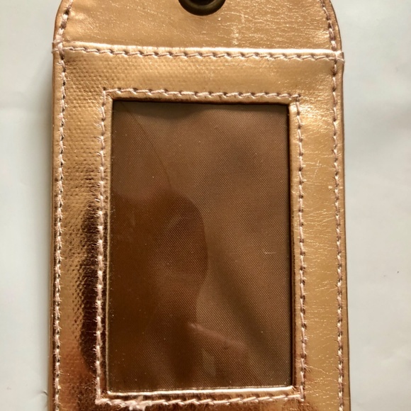 Rose Gold Luggage Tag & Key Wristlet- Never Used. - Picture 3 of 5